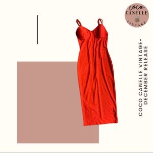 Bodycon Red Lingerie Dress